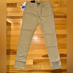 Jach’s Men’s Chino Pants 33x32 | Slim Straight Beige Khaki | New With Tags